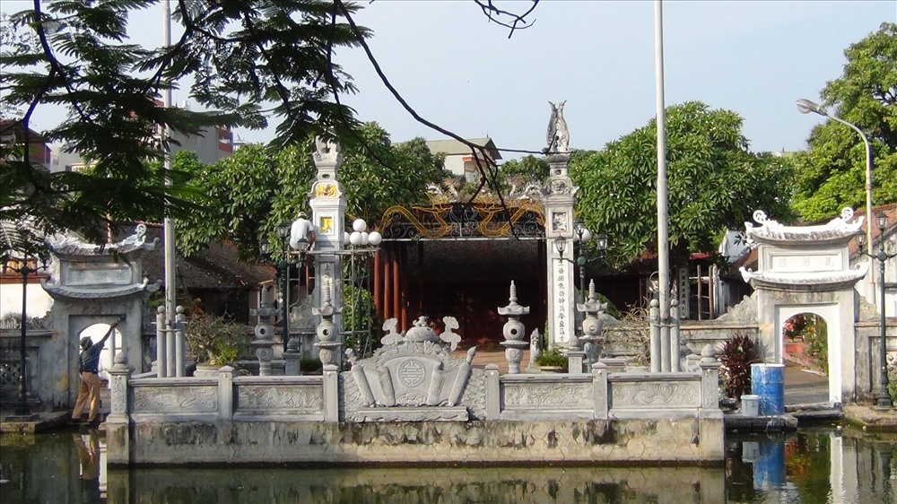 Đình Hậu Ái nơi thờ ông Đỗ Kính Tu làm thành hoàng làng.